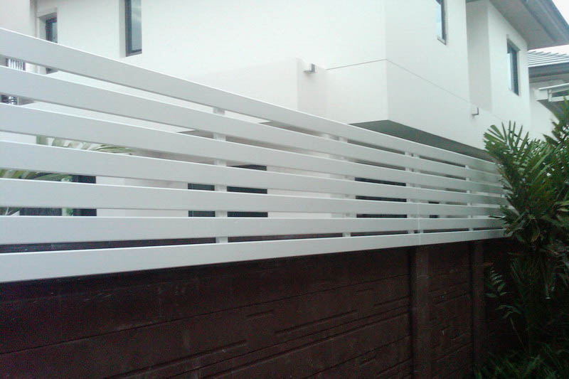 vinyl / pvc garden screen fence